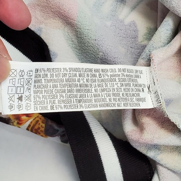 Floral Long Sleeve Top Plus Size Women's 3X Malibu Colorful Forever 21 - Picture 9 of 11